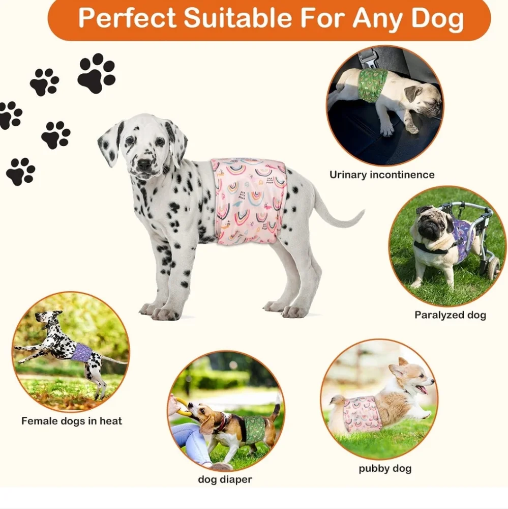 NWT 3pk Dog Washable Diapers